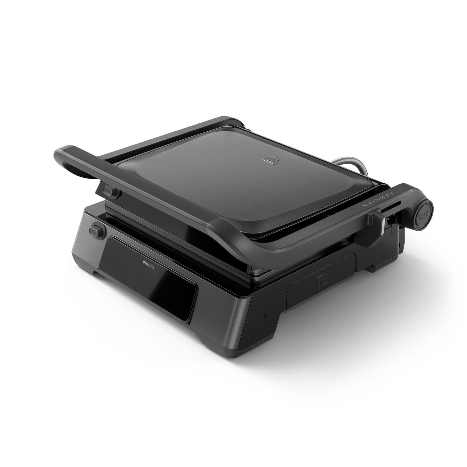 Philips HD6307-70 Bistecchiera Elettrica Sensore di Temperatura 8 Funzioni Preimpostate 2000W Philips 7000 series Grill a contatto Serie 7000