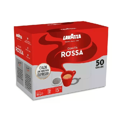 Lavazza Cialde Qualita' Rossa Confezione da 50 pz per un Espresso Aromatico e Intenso Lavazza Qualità Rossa Cialde caffè Tostatura media 50 pz