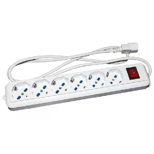 Link LKMP06C Multipresa per Gruppi di Continuita' con 6 Prese Tripolari 10-16A Spina Iec C13 Link Accessori LKMP06C prolunghe e multiple 6 presa(e) AC