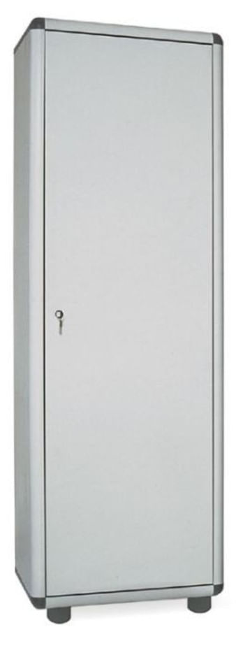 Garofalo Armadio Spogliatoio Sporco Pulito in Resina con Piedini e Serratura, Grigio, 59x39x175 cm Garofalo Easy Spogliatoio