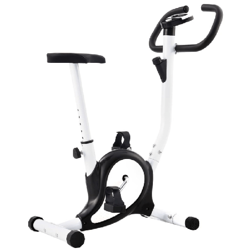 VidaXL Cyclette Ellittica con Cinghia di Resistenza Nera VidaXL 92009 cyclette Bicicletta verticale