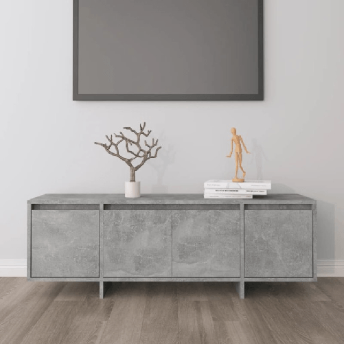 VidaXL Mobile TV Grigio Cemento 120x30x40,5 cm in Truciolato VidaXL 809579 supporto TV e sistema audio
