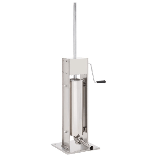 VidaXL Insaccatrice Manuale Argento 7 L in Acciaio Inossidabile VidaXL 3-Tier Supporto per pianta