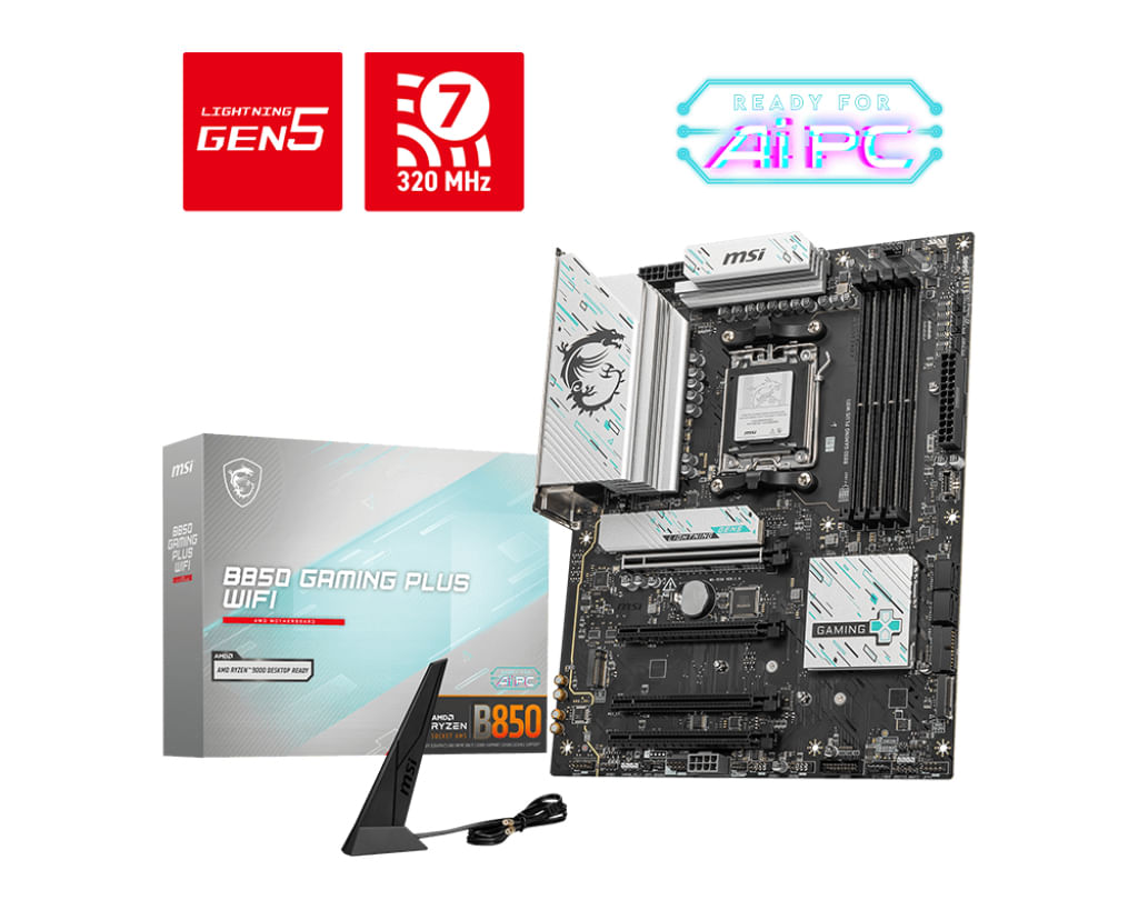 MSI B850 GAMING PLUS WIFI scheda madre AMD B850 Socket AM5 ATX
