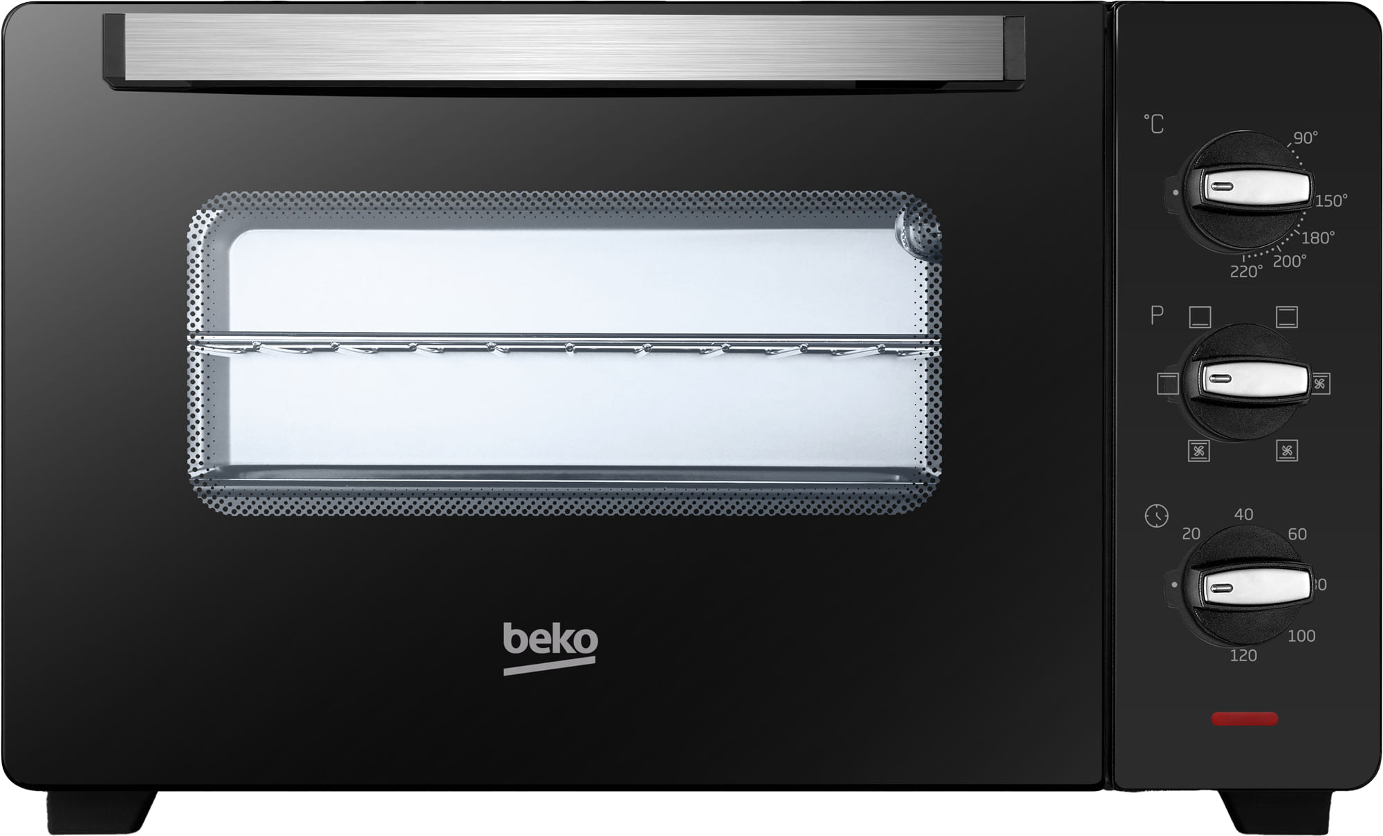 Beko BMOF30B Fornetto Elettrico Cottura Ventilata 30 Litri 1600W Nero Beko BMOF30B 30 L 1600 W Nero