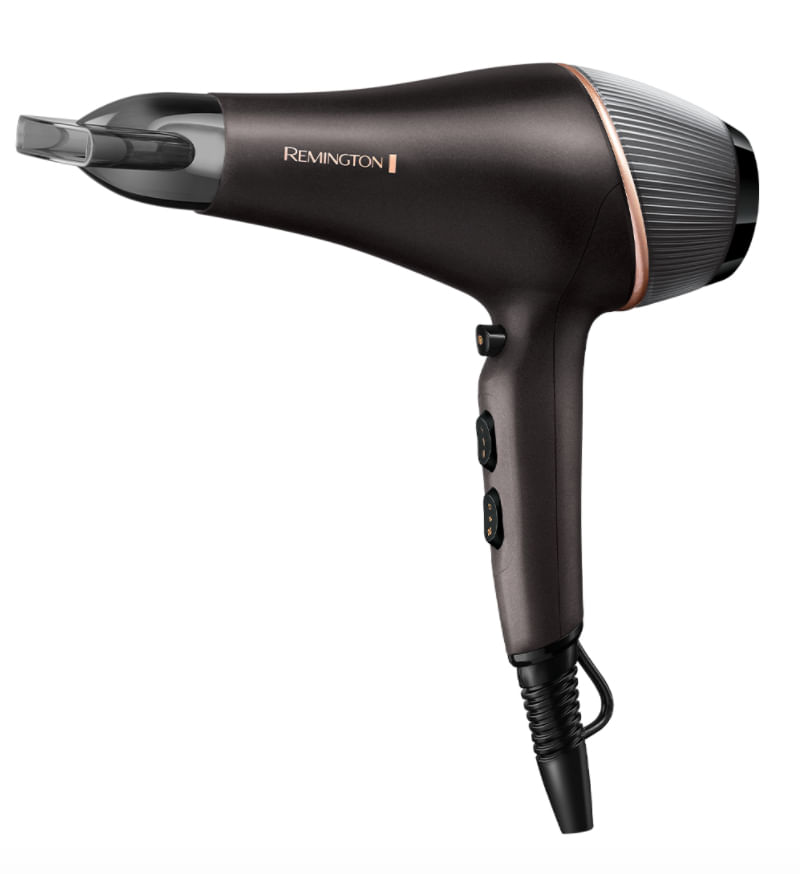 Remington Phon 2200W 2 Velocita' 3 Temperature Motore Ac Diffusore Nero Remington AC5700 asciuga capelli 2200 W Nero, Rame