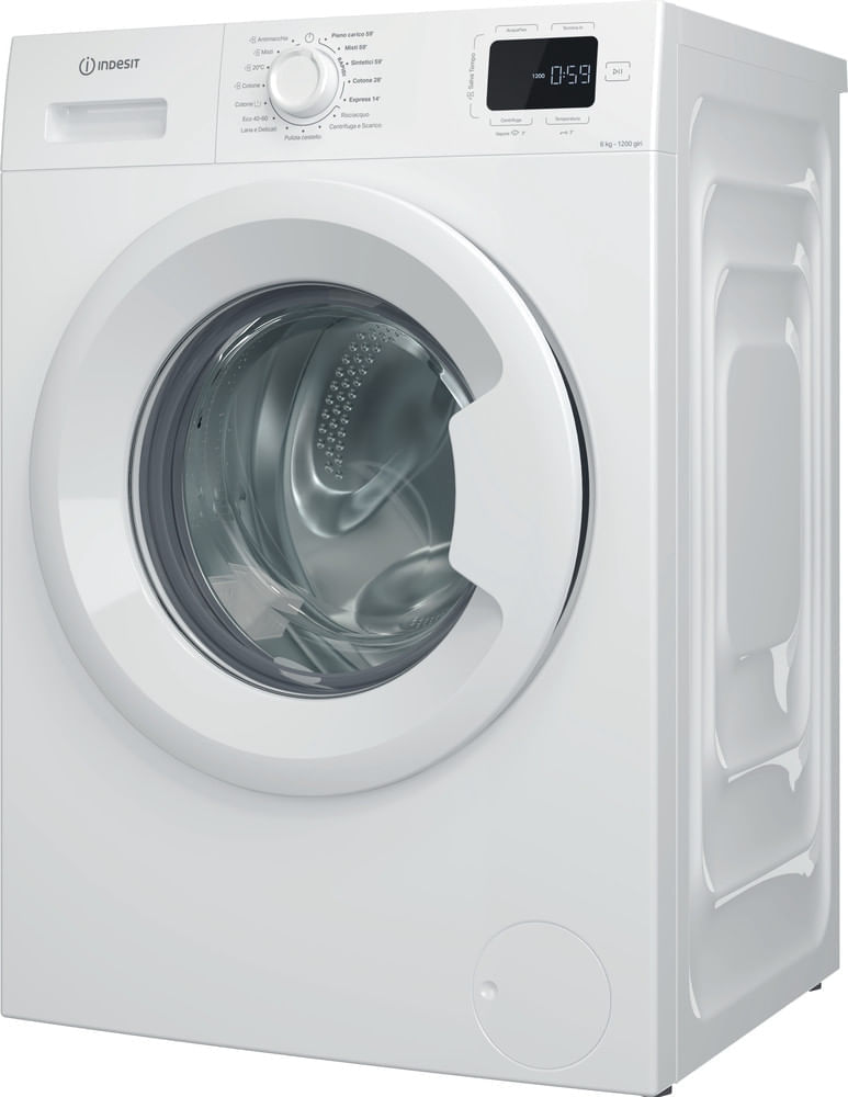 Indesit IM 642B MY TIME IT Lavatice Slim a carica frontale 6Kg Classe B 1200 giri Motore inverter 600x446x845 bianco Indesit lavatrice a libera instal