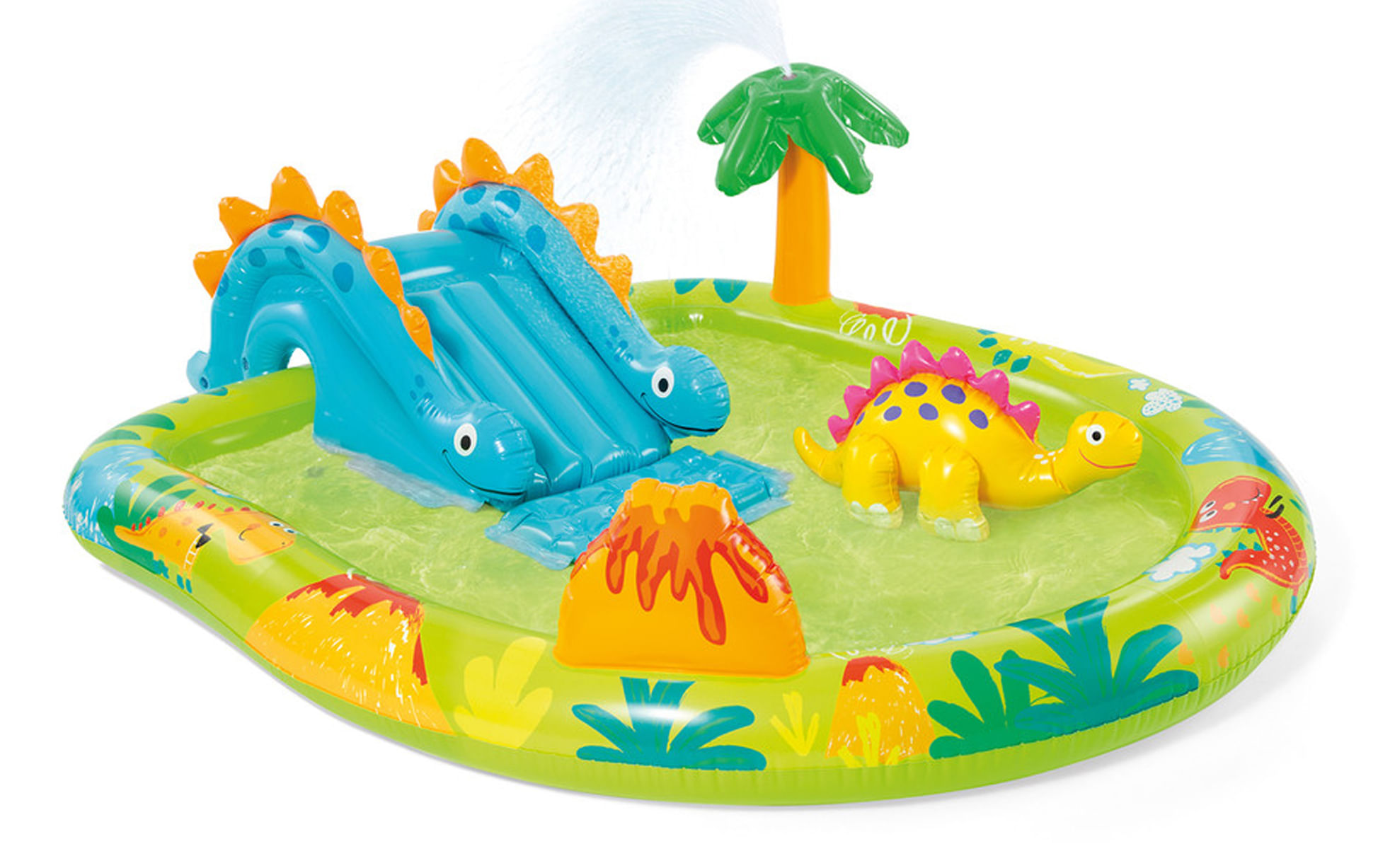 Intex 57166NP Centro giochi gonfiabile con dinosauri Vinile Multicolore 191 x 152 x 58 cm Intex Playcenter Dinosauri cm 191x152x58 I.3