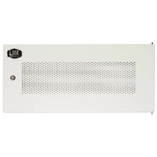 Link porta metallo traforata con serratura per armadio Link 6u lk1907ugf grigio Link Accessori LKDOOR6UF porta accessori