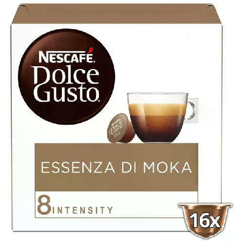 Nescafè Nescafe' Dolce Gusto Essenza di Moka da 16 Capsule Nescafé Dolce Gusto Caffè Essenza Moka 16 Capsule