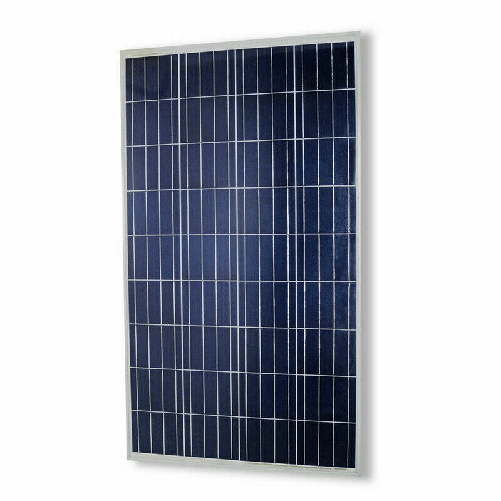 100W Pannello Solare Modulo Fotovoltaico 12V CELLE SILICIO PINZE BATTERIA