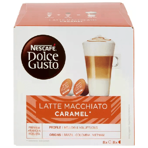 Nescafè Nescafé Dolce Gusto Latte Macchiato Caramel 16 Capsule Nescafé Dolce Gusto Latte Macchiato Caramel 16 Capsule