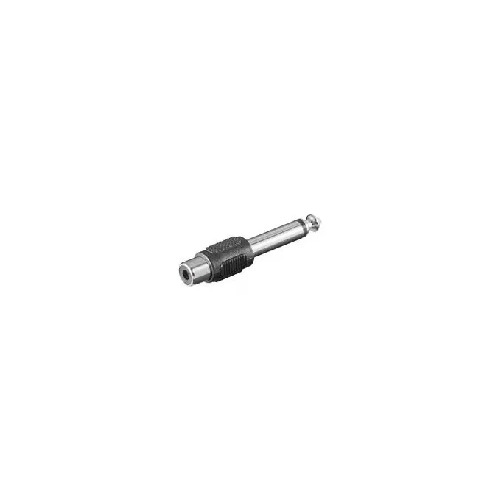 Digitus Adattatore Audio Da 63Mm Maschio 2 Poli - Cinch Femmina Rca Goobay A 177 Acciaio inox