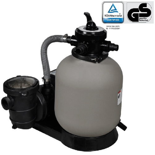 VidaXL Pompa con Filtro a Sabbia 600 W 17000 l/h VidaXL 90396 Pompa per filtrare la sabbia