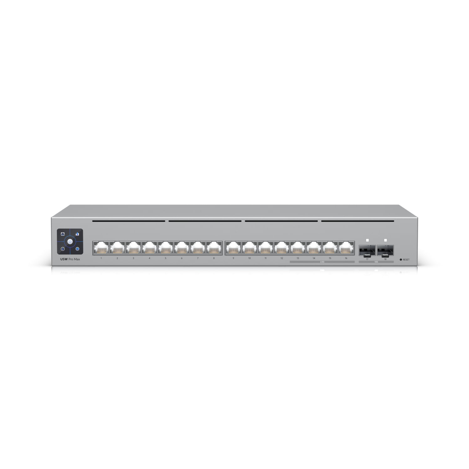 Ubiquiti Pro Max Switch di Rete L3 16 Porte 2.5G Ethernet Rack 1U Grigio Professionale Ubiquiti Pro Max 16 L3 2.5G Ethernet (100/1000/2500) 1U Grigio