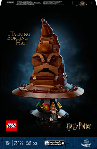 LEGO Harry Potter Cappello Parlante di Hogwarts con Suoni e Minifigure LEGO Il Cappello Parlante