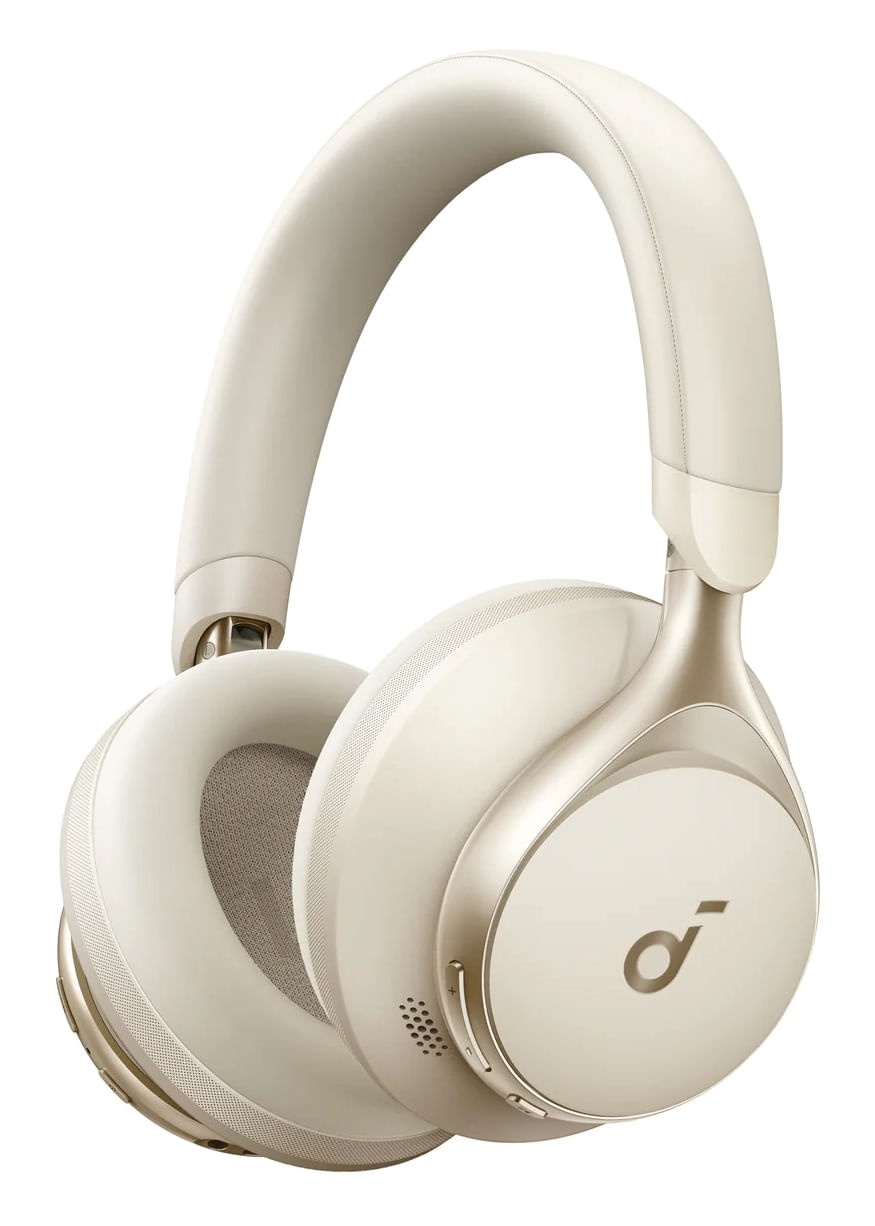 Anker Soundcore Space One Auricolare Con cavo e senza cavo A Padiglione Musica e Chiamate Bluetooth Crema Soundcore Space One Auricolare Con cavo e se