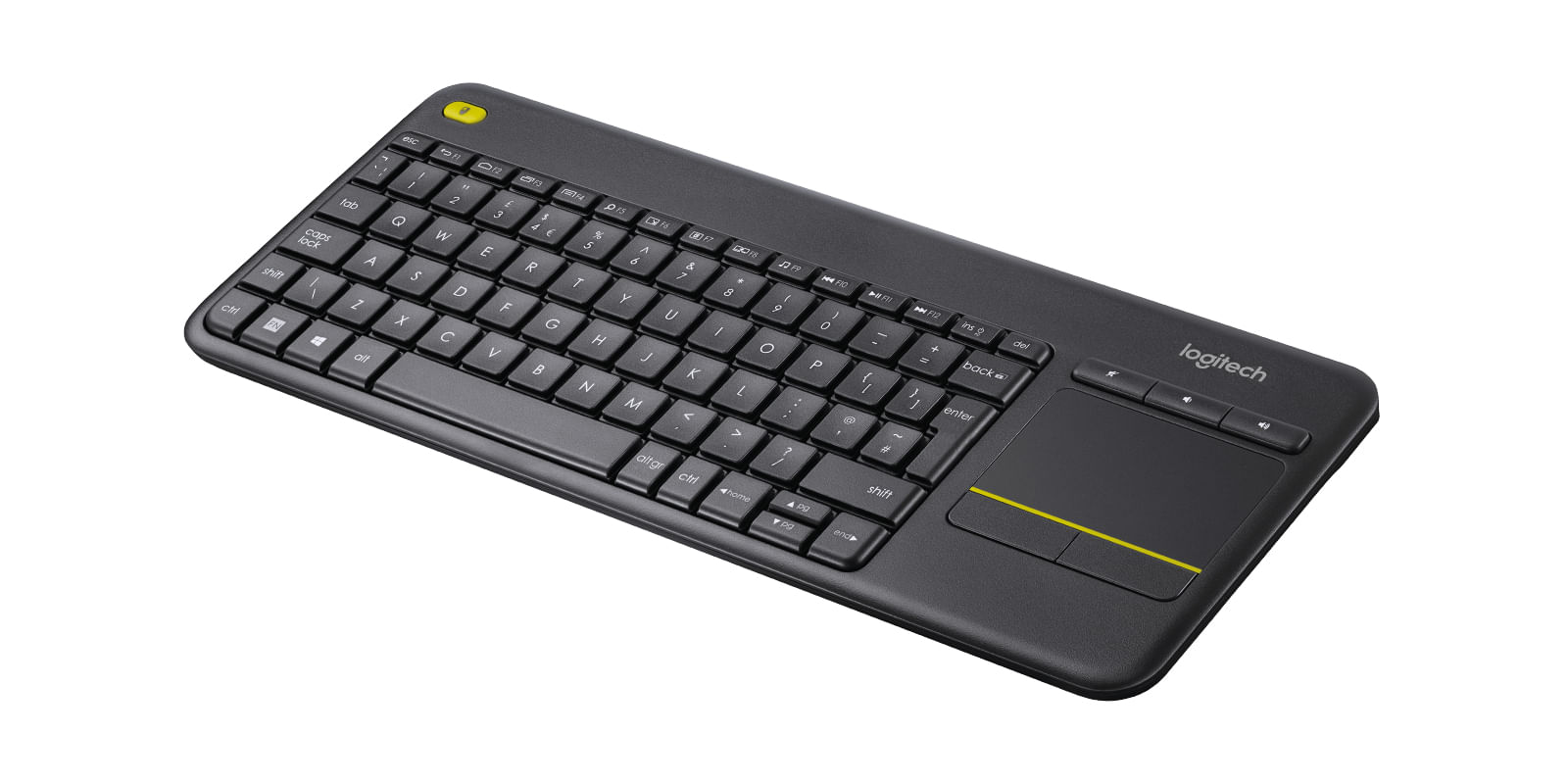 Logitech K400 Plus Tv tastiera RF Wireless QWERTY Spagnolo Nero Logitech K400 Plus