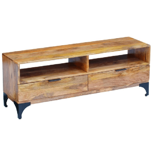VidaXL Mobile Porta TV in Legno di Mango 120x35x45 cm VidaXL 243340 supporto TV e sistema audio