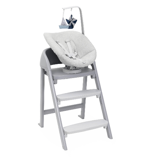 Chicco Kit Seggiolone Crescendo Up Sdarietta Recliner 0-9 Chicco Crescendo Recliner Dondolo per bambini Grigio