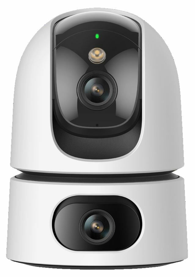 Imou Ranger DUAL 6MP (3MP+3MP) Telecamera WiFi Interno con Doppia Lente, 360°PTZ Telecamera da Interno, Rilevamento Umano, Tracciamento Intelligente,