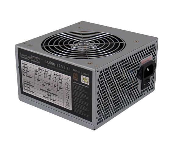 LC Spa LC-Power LC600-12 V2.31 alimentatore per computer 400 W 20+4 pin ATX ATX Grigio LC-Power LC600-12 V2.31 alimentatore per computer 400 W 20+4 pi