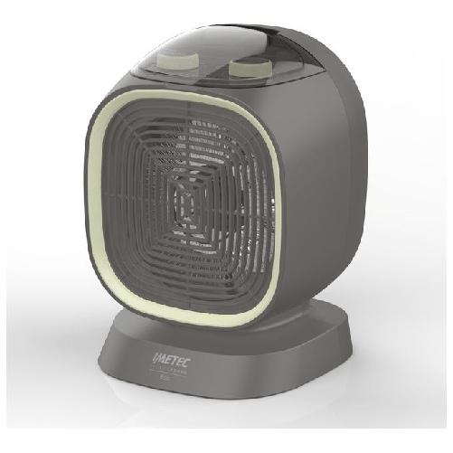 Imetec Silent Power Protection, Termoventilatore silenzioso, 2100 W, Stufetta Elettrica, Timer spegnimento programmabile, temperatura regolabile, 4 fu