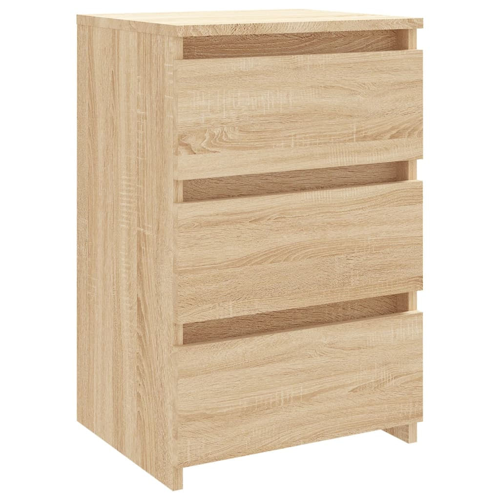 VidaXL Comodino in Rovere Sonoma 40x35x60 cm in Truciolato VidaXL 806218 comodino Quercia