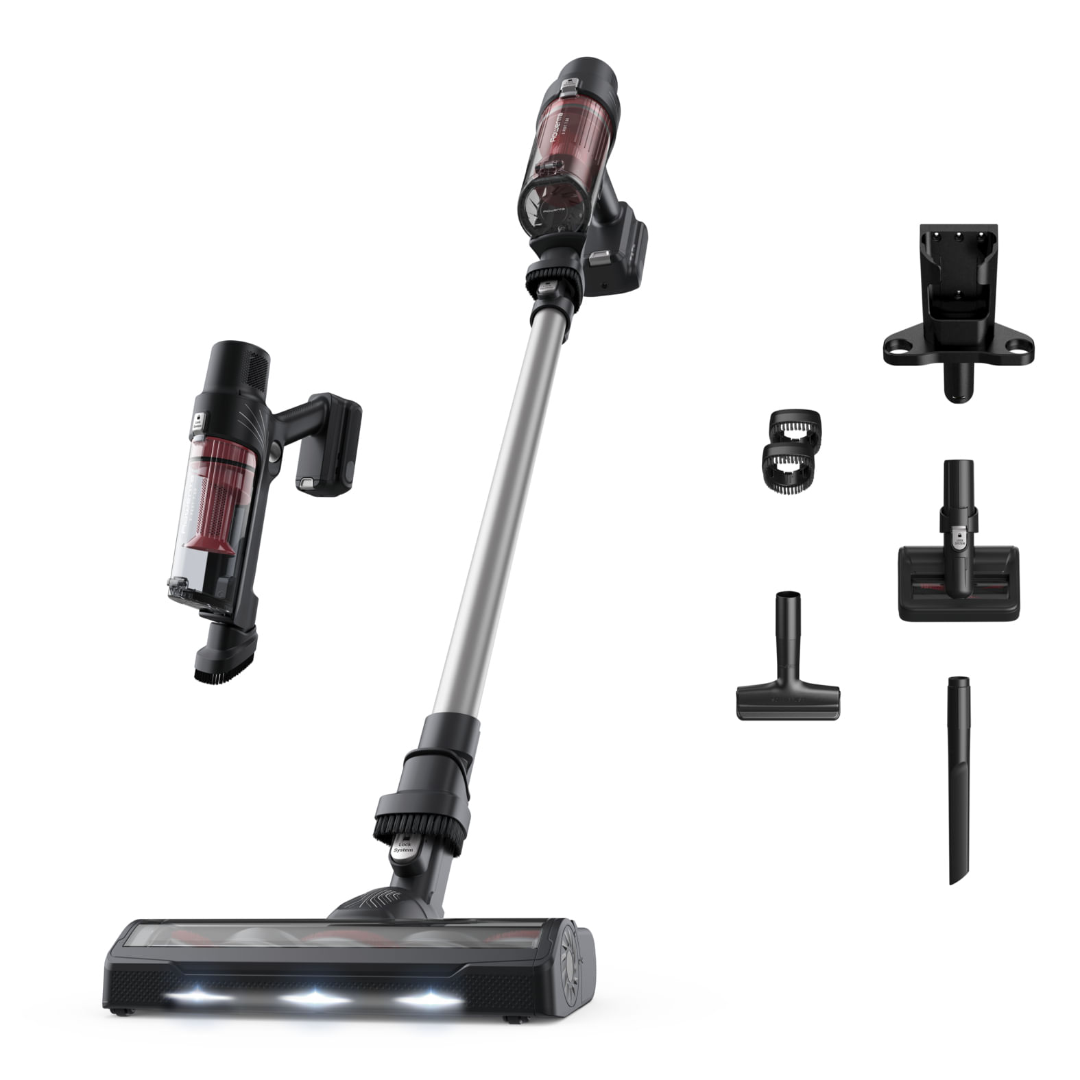 Rowenta RH6A71 – Aspirapolvere senza filo ciclonico, potenza 140 W, senza sacco, capacita' serbatoio ampia Rowenta RH6A71 Aspirapolvere Senza Filo Cic