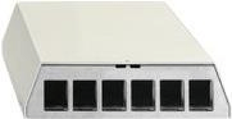 Rutenbeck PP-UM A-6 Ap rw - Patchpanel (Blindblech) - Oberflche montierbar, geeignet f¼r Wandmontage
