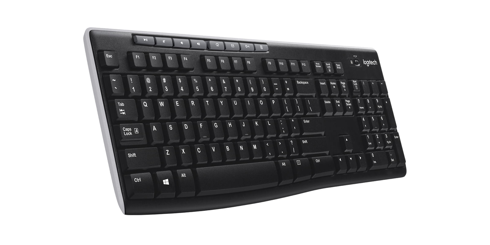 Logitech wireless keyboard k270 tastiera rf wireless qwertz tedesco nero Logitech K270