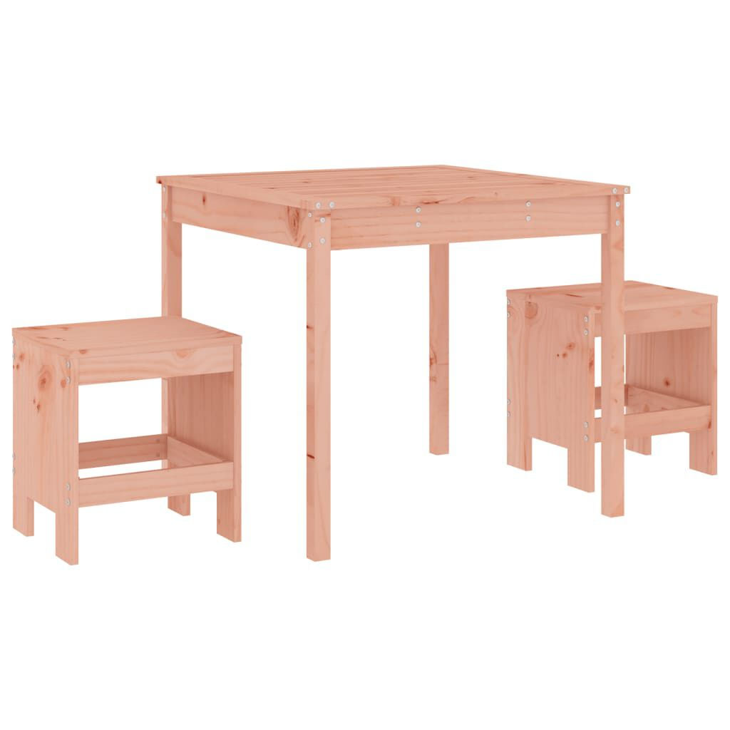 VidaXL Set Bistrot da Giardino 3 pz in Legno Massello di Douglas VidaXL 3157708 set mobili da esterno