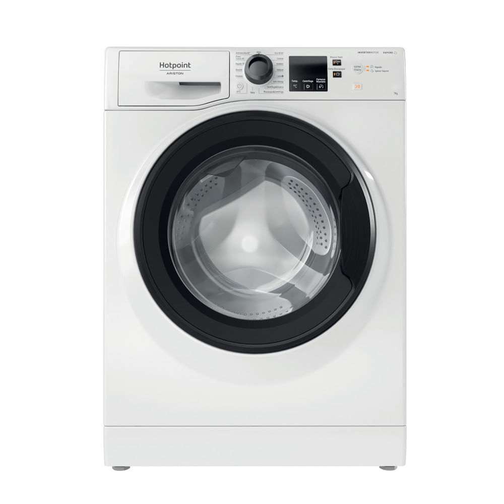 Hotpoint Lavatrice a Libera Installazione a Carica Frontale NF746WK IT, 7 Kg, Classe Energetica A, Colore Bianco Hotpoint Ariston Lavatrice a libera i