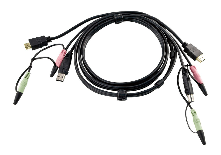 Aten Kvm ATEN Cavo KVM USB HDMI con Audio – 1,8 m Aten kvm ATEN Cavo KVM USB HDMI con Audio 1,8 m (USB HDMI KVM Cable - CS1792 CS1794 1.8m)