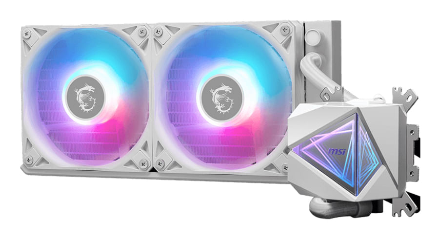 MSI MAG Coreliquid I240 Processore Kit di raffreddamento a liquido 12 cm Bianco 1 pz MSI MAG CORELIQUID I240 WHITE