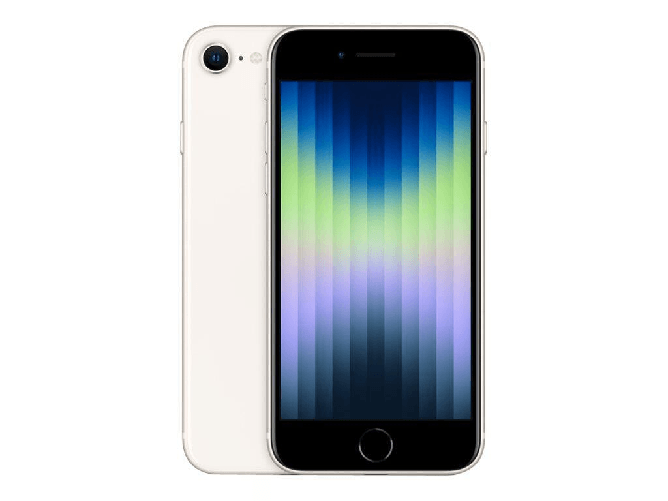 Apple iPhone SE 3 ° generazione da 128 GB Polarstern (display HD Retina, 4G LTE, FaceTime, registrazione video 4K) Apple iPhone SE 11,9 cm (4.7") Dopp