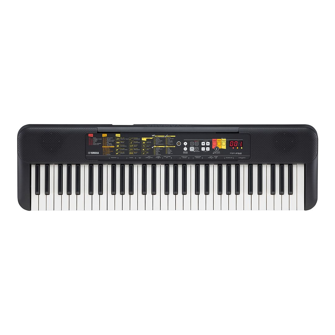 Yamaha Digital Keyboard PSR-F52, Tastiera Digitale Compatta per Principianti con 61 Tasti Yamaha PSR-F52 sintetizzatore Sintetizzatore digitale 61 Ner