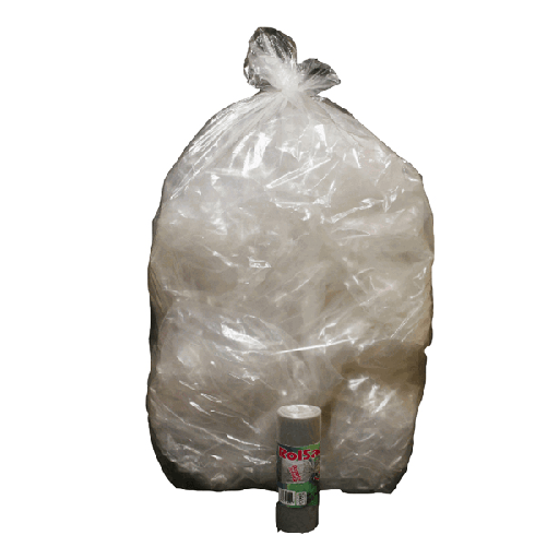 10 Sacchi trasparente 70x110cm 110Lt 22μ Rolsac