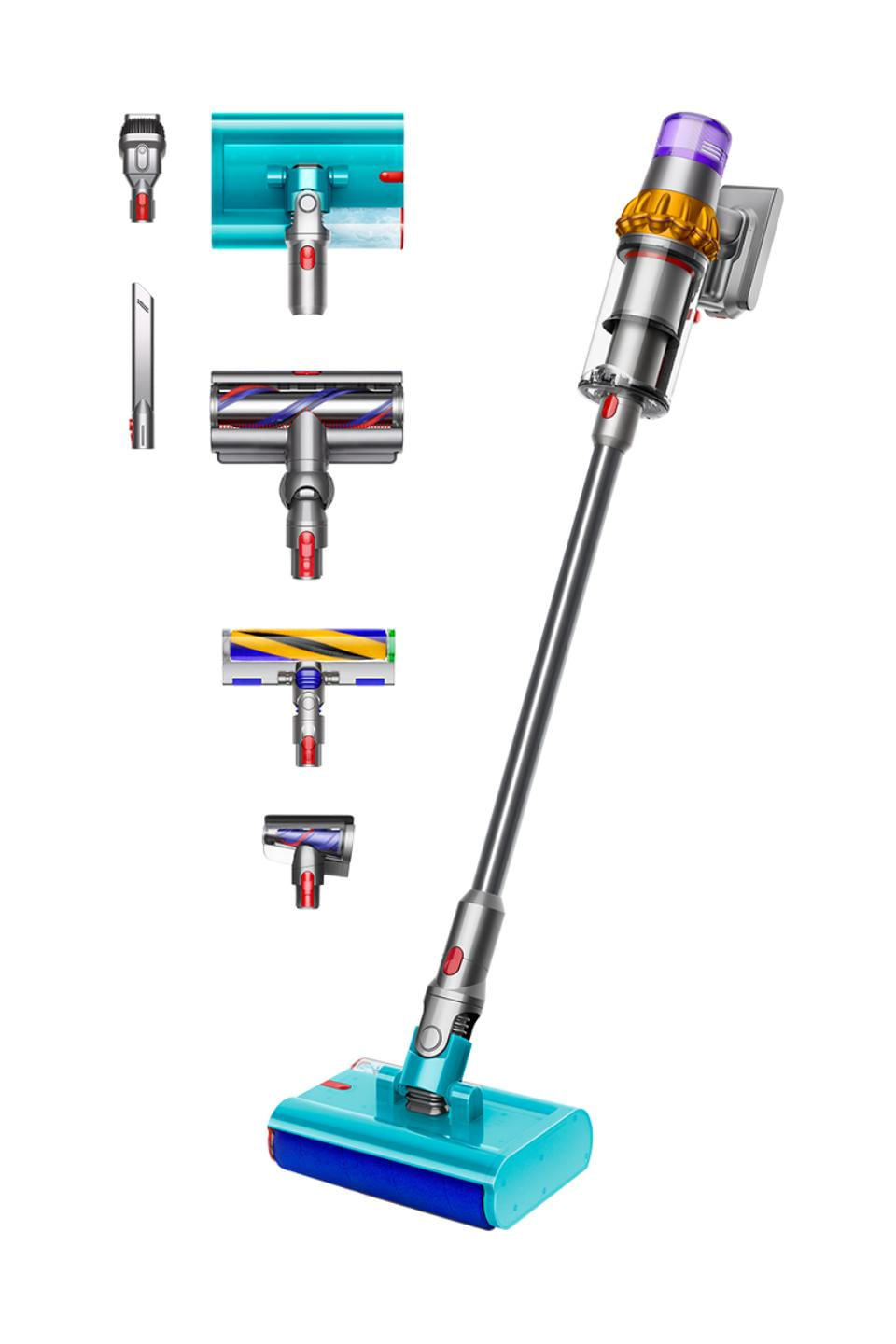 Dyson v15s detect submarine aspirapolvere senza filo nichel, giallo senza sacchetto Dyson Aspirapolvere e lavapavimenti V15s Detect Submarine