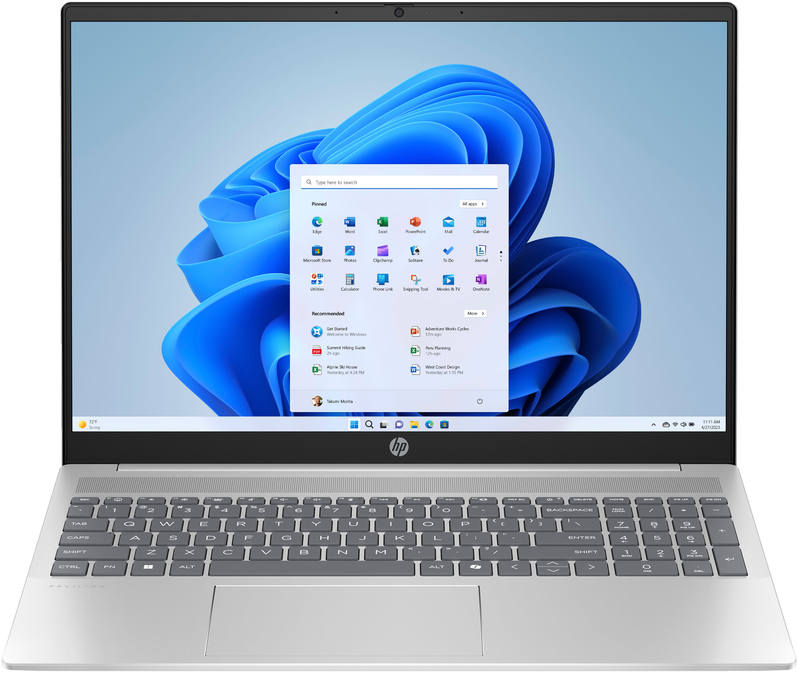 HP Pavilion 16-af0001nl Intel Core Ultra 7 155U Computer portatile 40,6 cm (16") 2K 16 GB LPDDR5x-SDRAM 512 GB SSD Wi-Fi 6 (802.11ax) Windows 11 Home