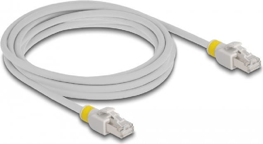 Delock Cavo di rete RJ45 Cat.6A S/FTP con clip colorate 3 m