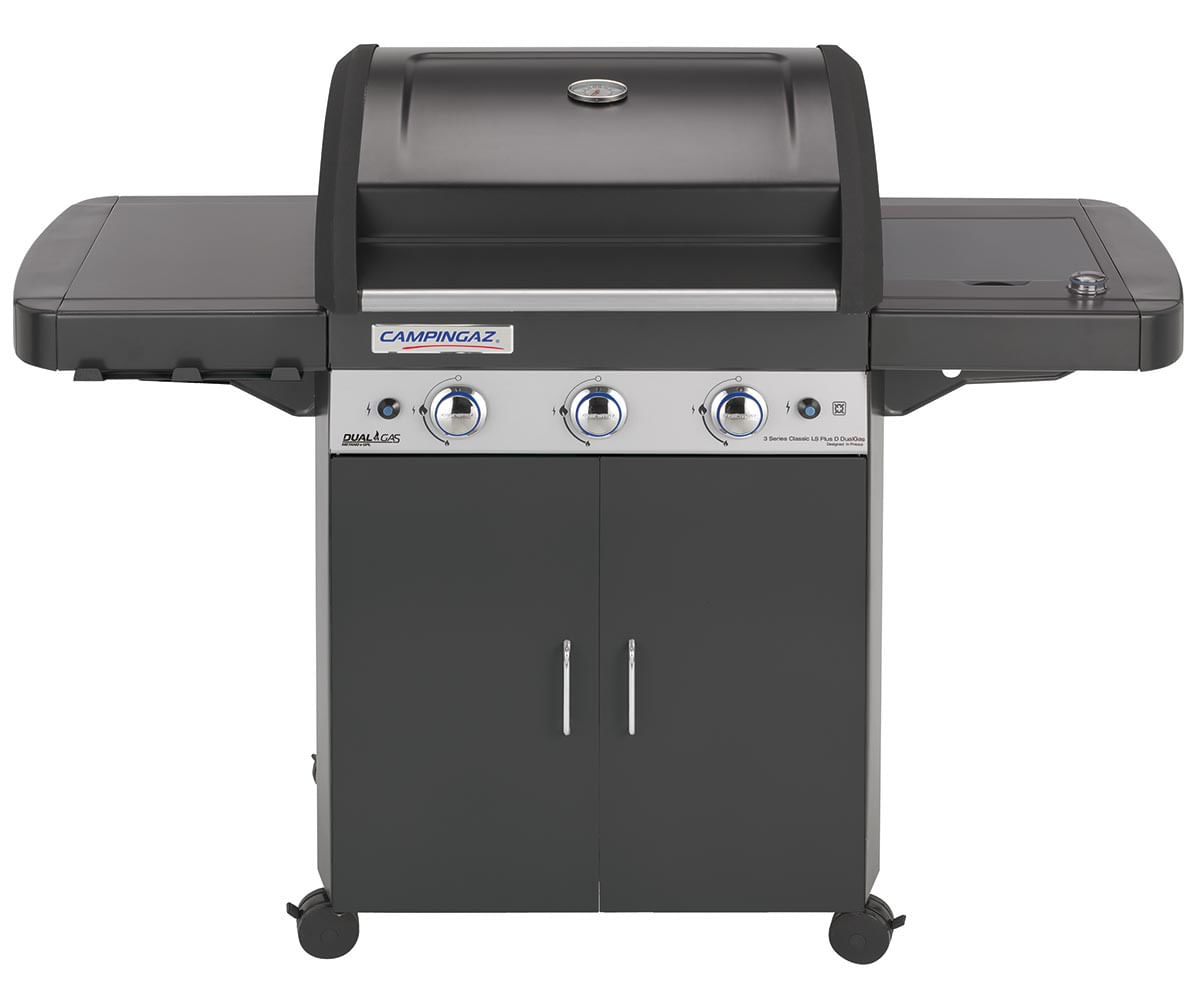 Campingaz Barbecue Series 3 Classic LS Plus D DualGas Nero-Bianco Campingaz 3 Series Classic LS PLUS Dark Dual Gas