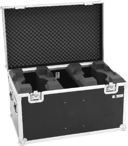 ROADINGER Flightcase 2x LED TMH-X7 Moving head (31005147)