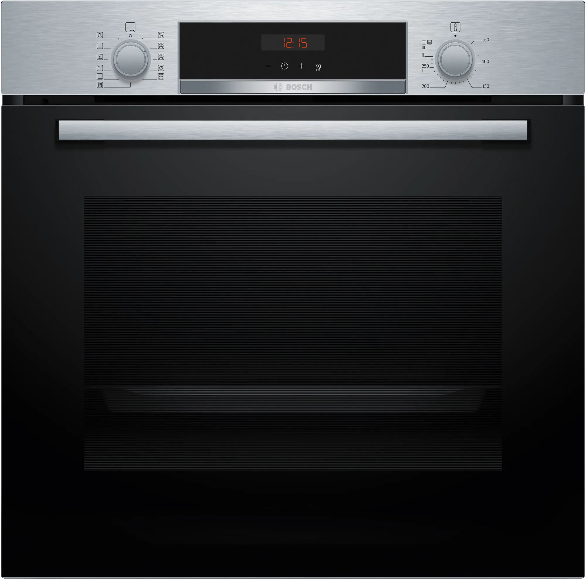 Bosch - Forno Multifunzione Pirolitico, Serie 4, 60 cm. larghezza, Assistente di pulizia, Acciaio, HBA574ES3 Bosch Serie 4 HBA574ES3 forno 71 L 3600 W
