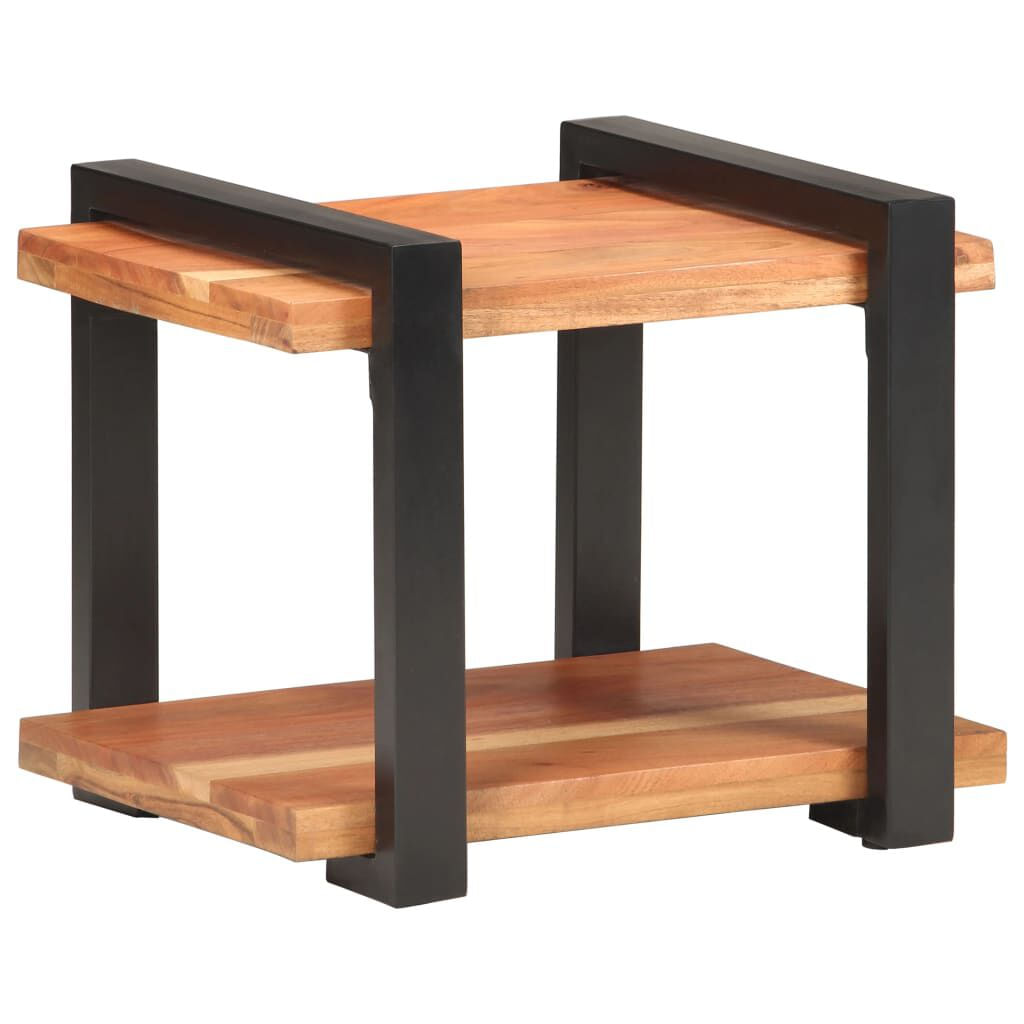 VidaXL Comodino 50x40x40 cm in Legno Massello di Acacia VidaXL 320492 comodino