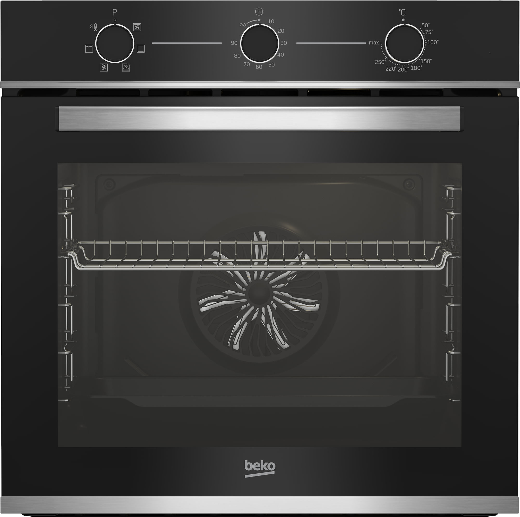Beko Forno Elettrico Multifunzione 72 Litri Classe A Nero - BBIE13100X Beko b100 BBIE13100X 72 L 2400 W Nero
