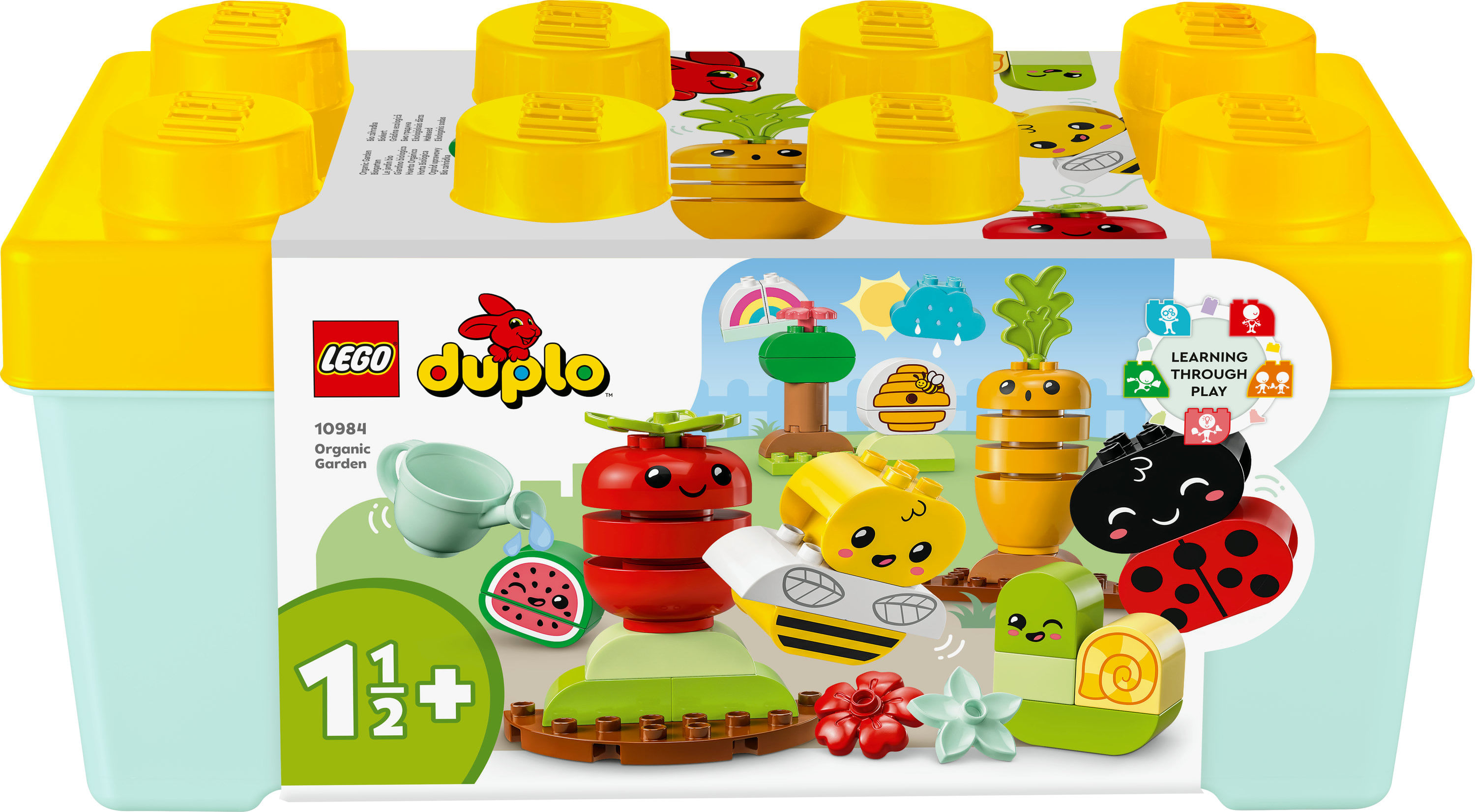 LEGO DUPLO 10984 My First Giardino Biologico, Giochi per Bambini e Neonati da 1,5 anni in su Educativi ed Impilabili LEGO DUPLO Giardino biologico