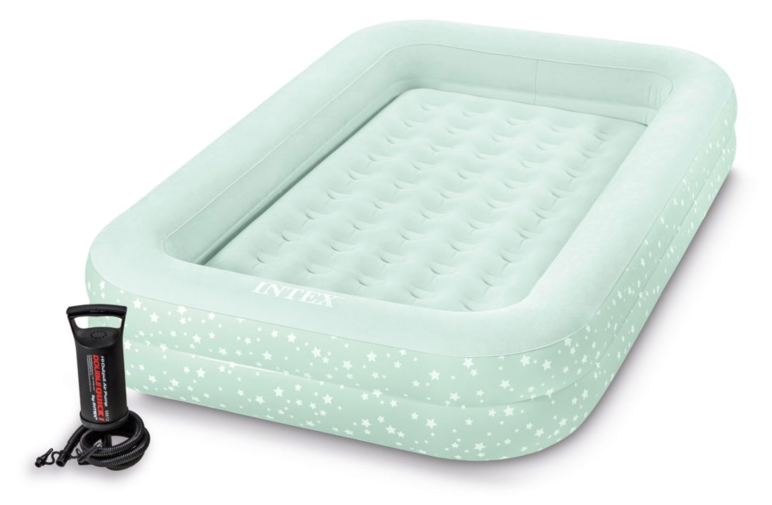 Intex 66810NP materasso ad aria Materasso singolo Verde, Bianco Unisex