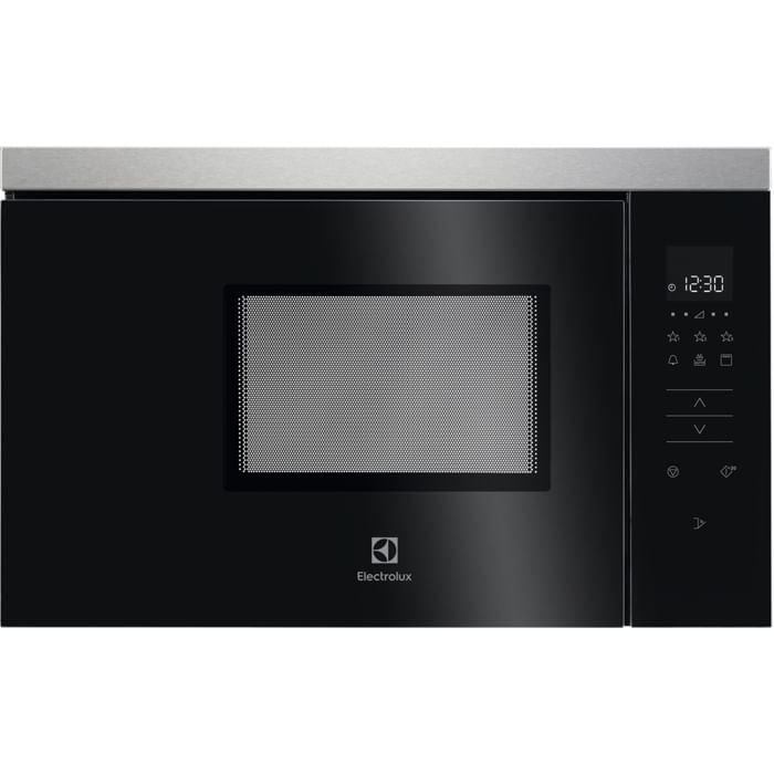 Electrolux MQ818GXE forno a microonde Da incasso Microonde con grill 17 L 800 W Nero, Acciaio inossidabile Electrolux MQ818GXE forno a microonde Nero,
