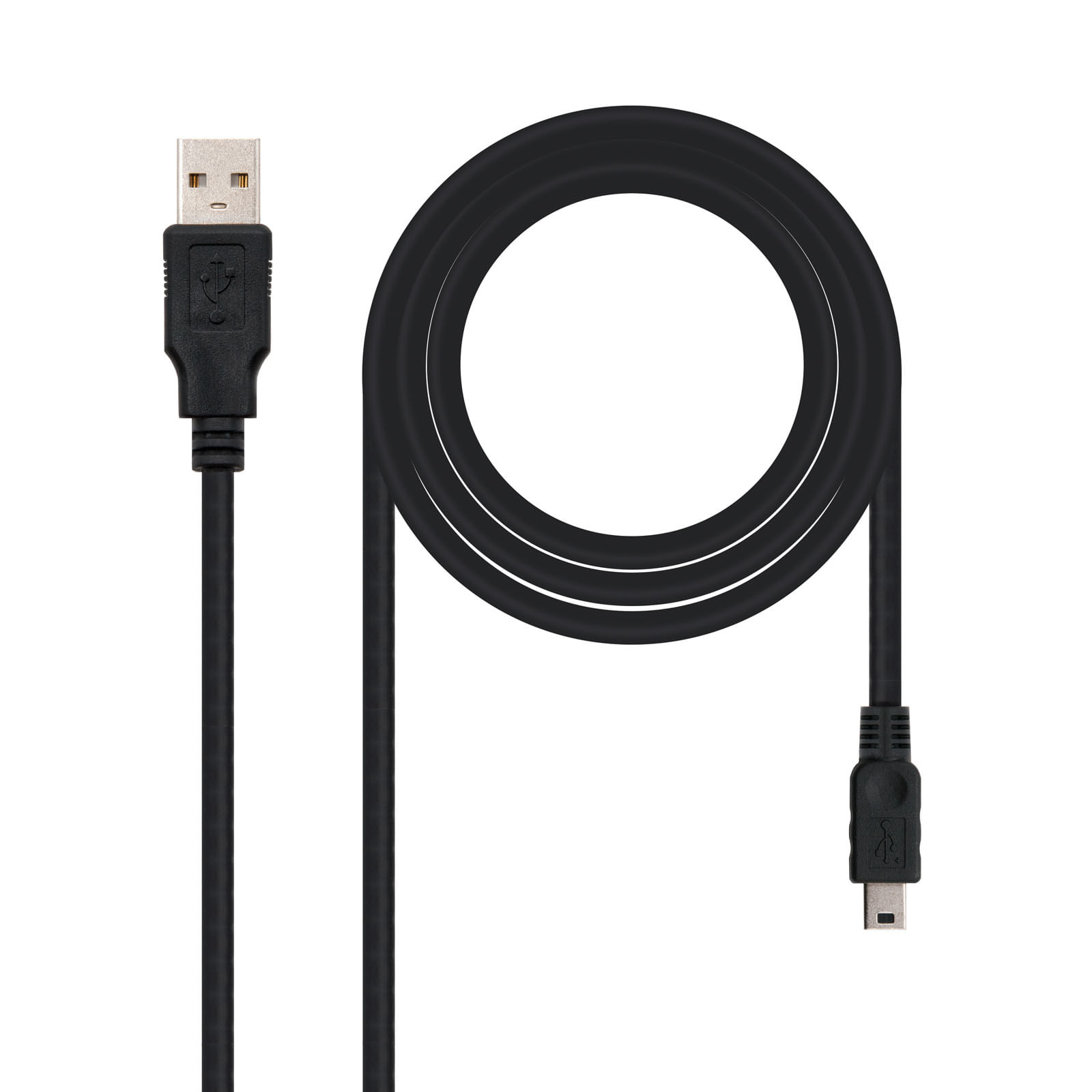 Nanocable 10.01.0400 cavo USB USB 2.0 0,5 m USB A Mini-USB B Nero